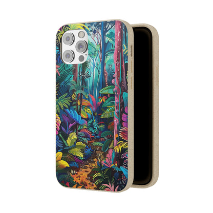 Colourful Rain Forest Biodegradable Phone Case | iPhone / Samsung