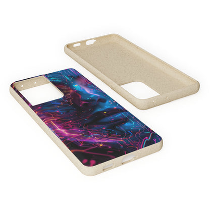 Cyberpunk woman Biodegradable Phone Case | iPhone / Samsung