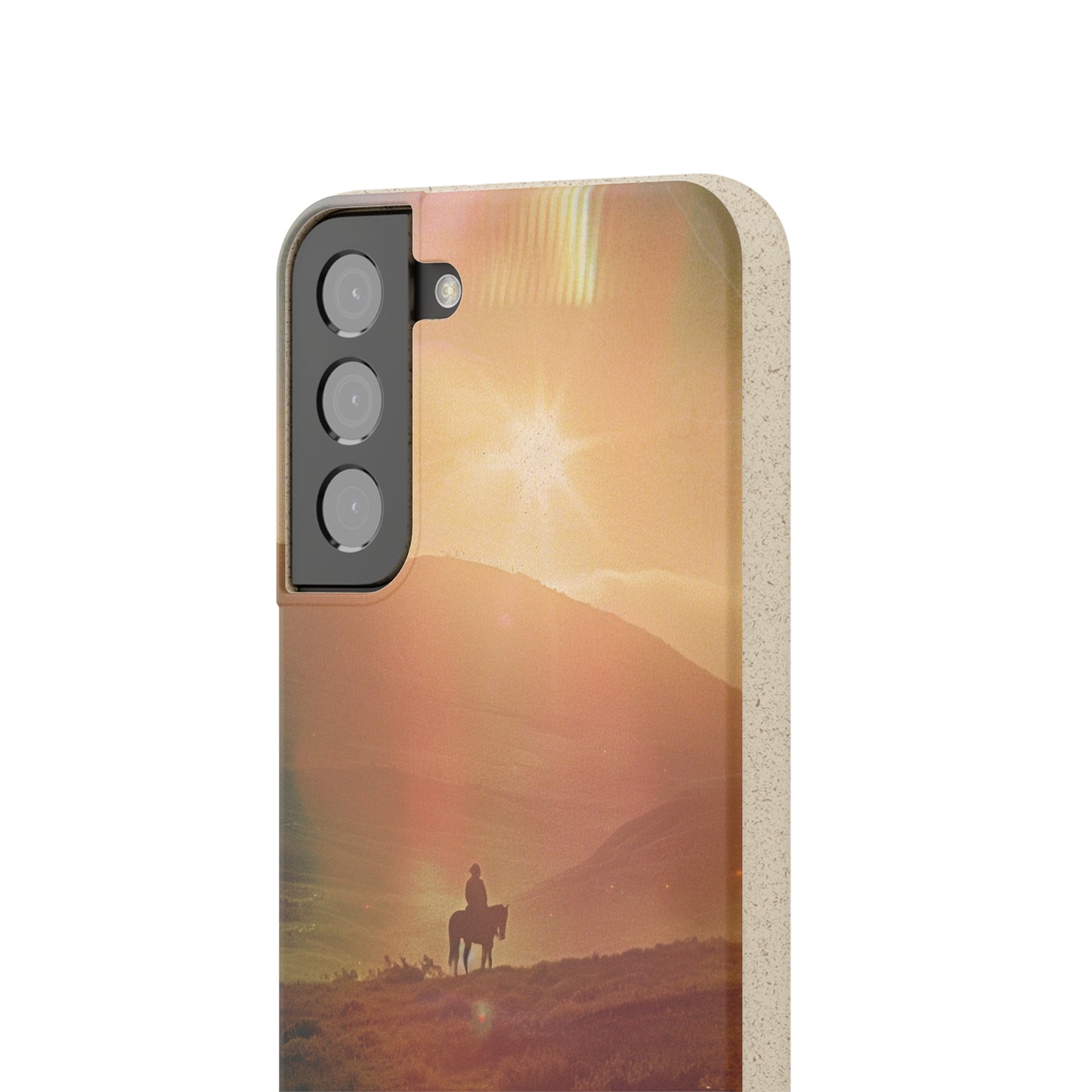 Horse rider cinematic Biodegradable Phone Case | iPhone / Samsung