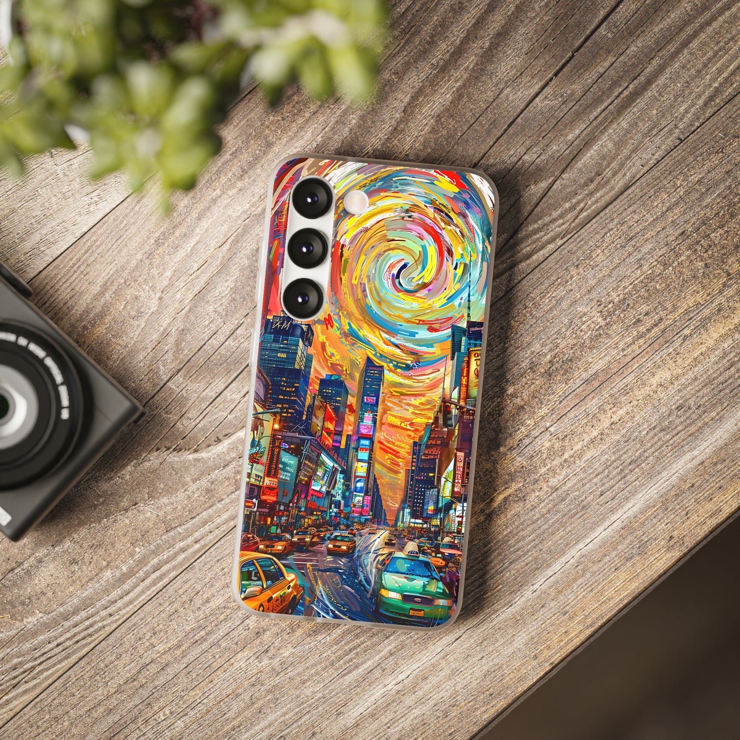 Van Gogh inspired City scene | iPhone/Samsung | Slimline Phone Case