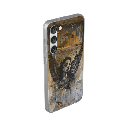 Vhils inspired Gothic Woman Phone Case