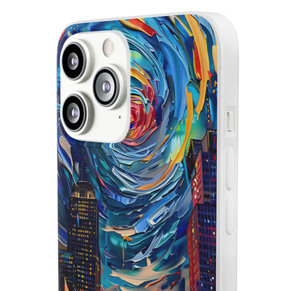 Van Gogh inspired City scene | iPhone/Samsung | Slimline Phone Case