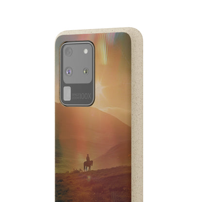 Horse rider cinematic Biodegradable Phone Case | iPhone / Samsung