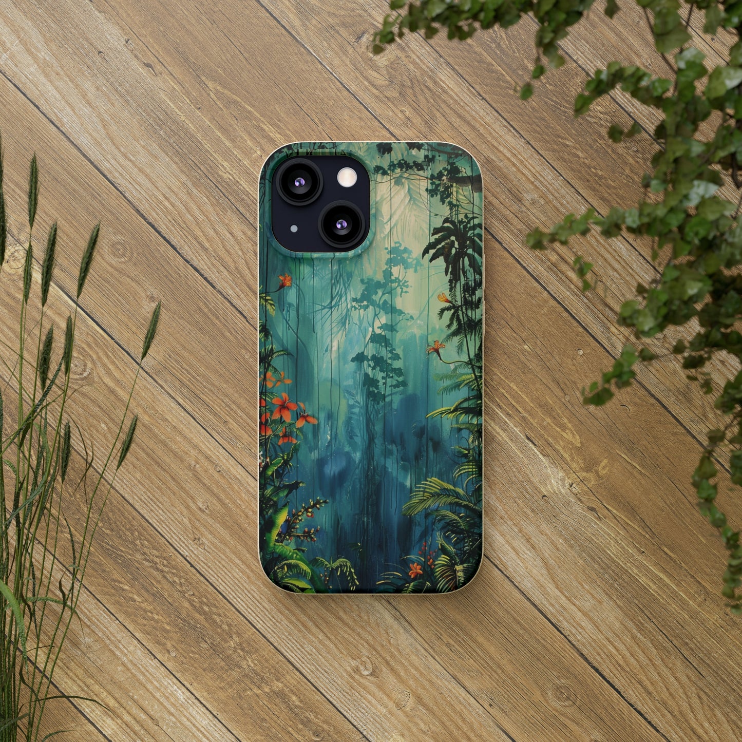 Rain Forest Clearing Scene Biodegradable Phone Case | iPhone / Samsung