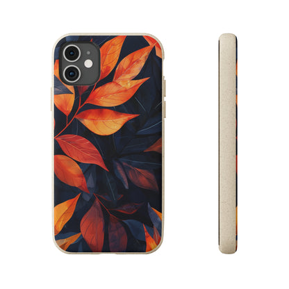 Autumnal Leaves Biodegradable Phone Case | iPhone / Samsung