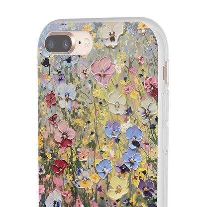 Damien Hirst Inspired Oil on Canvas Flowers | iPhone/Samsung | Slimline Phone Case