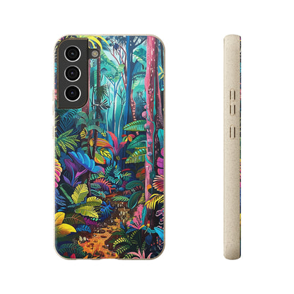 Colourful Rain Forest Biodegradable Phone Case | iPhone / Samsung