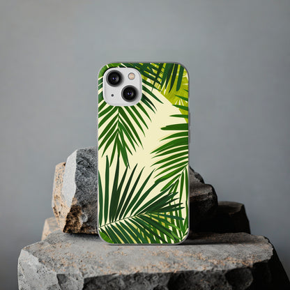 Green Leaves Pattern Phone Case | iPhone / Samsung