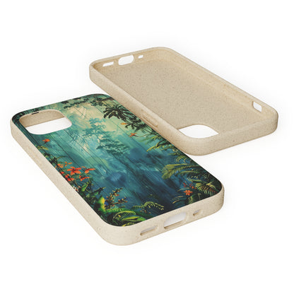 Rain Forest Clearing Scene Biodegradable Phone Case | iPhone / Samsung