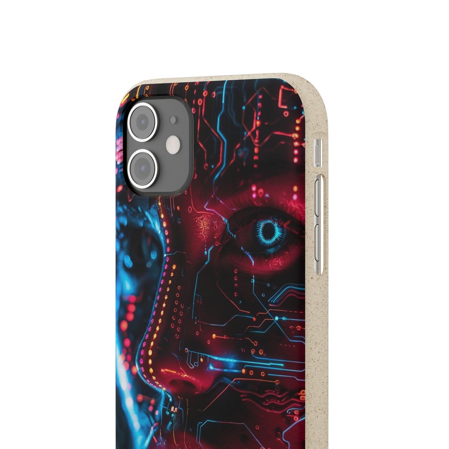 Cyberpunk woman Biodegradable Phone Case | iPhone / Samsung