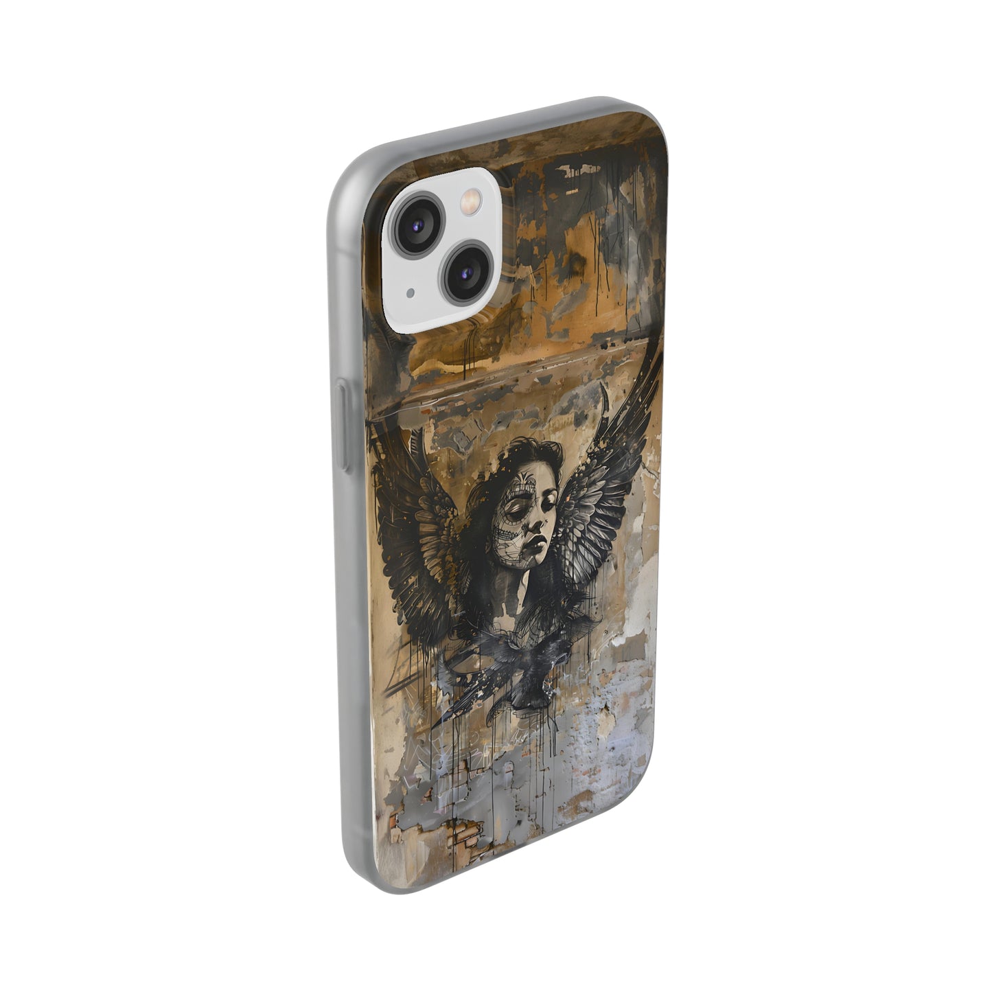 Vhils inspired Gothic Woman Phone Case