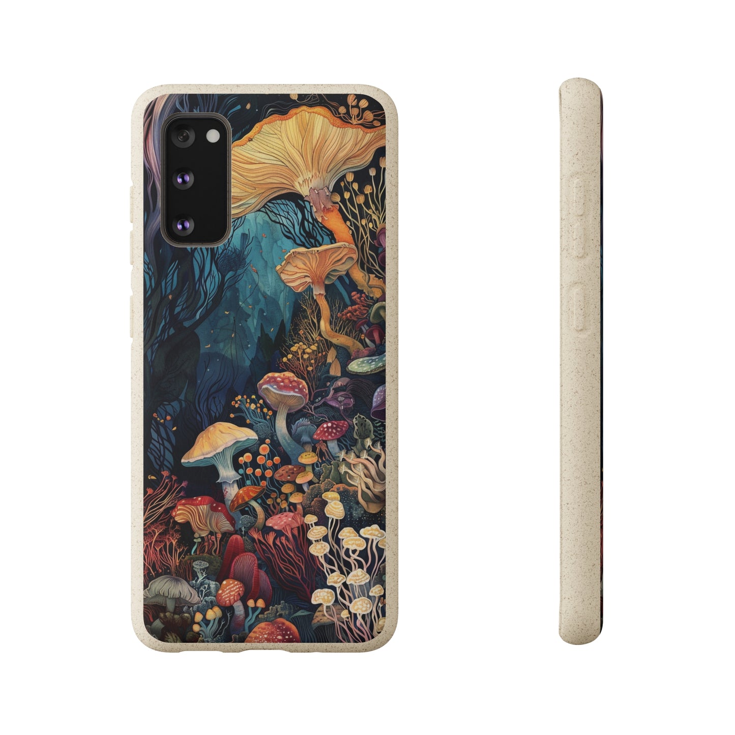 Mushroom Forest Biodegradable Phone Case | iPhone / Samsung