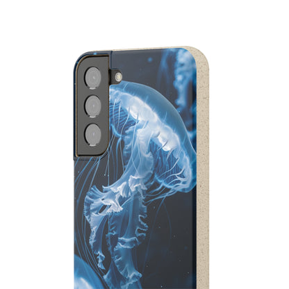 Deep Ocean Jellyfish Biodegradable Phone Case | iPhone / Samsung