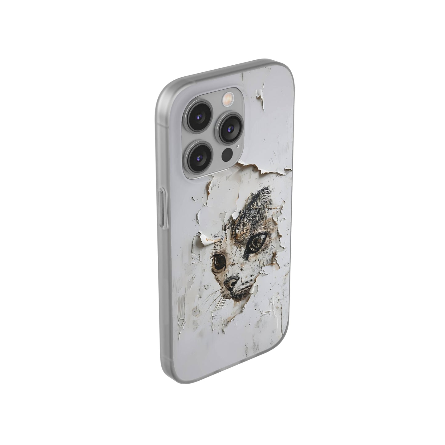 Vhils inspired Cat Phone Case | iPhone / Samsung