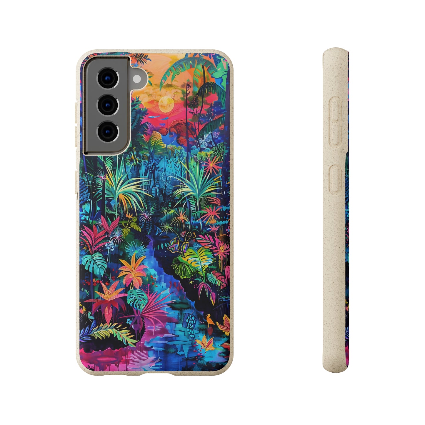 Colourful Rain Forest Biodegradable Phone Case | iPhone / Samsung