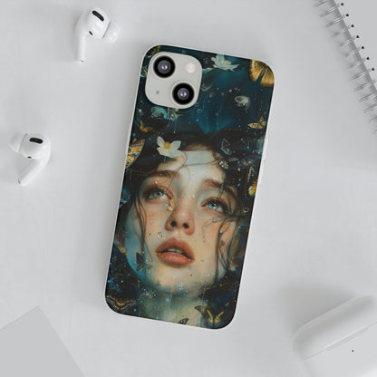 Girl under water contemporary style | iPhone/Samsung | Slimline Phone Case