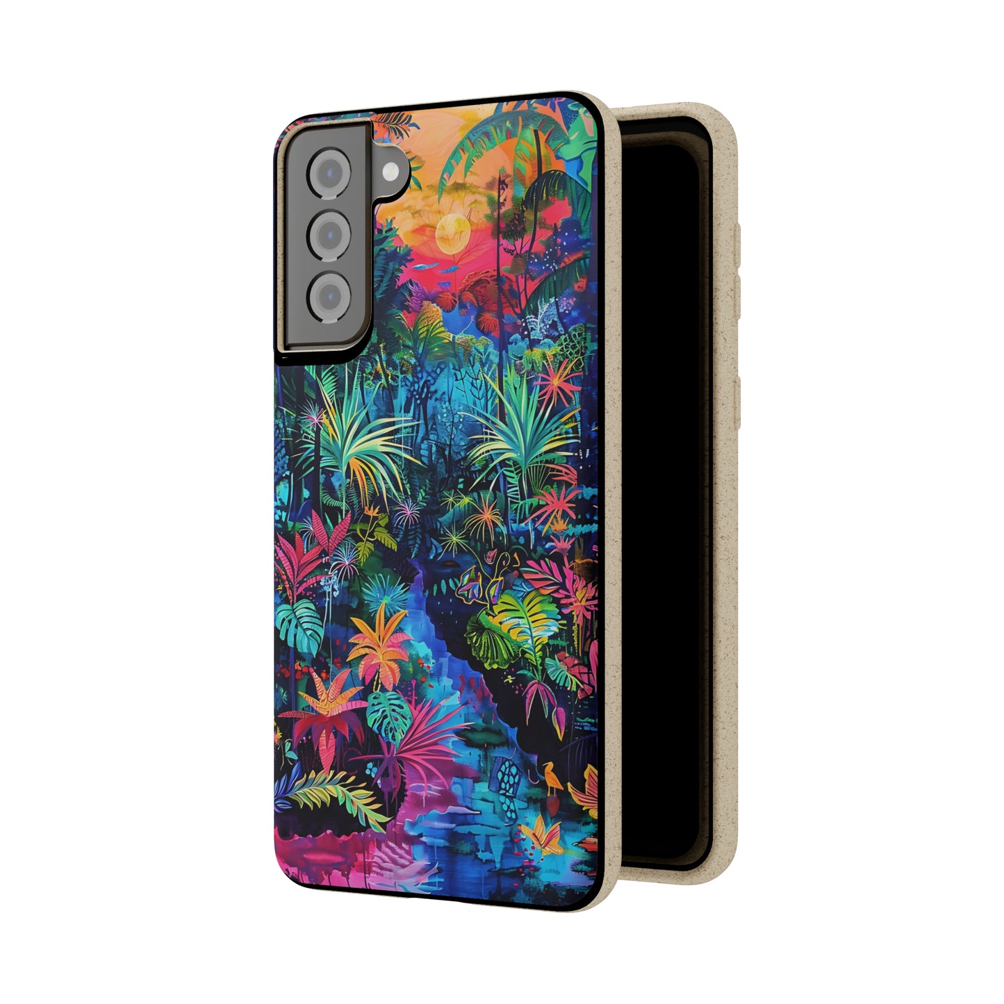 Colourful Rain Forest Biodegradable Phone Case | iPhone / Samsung