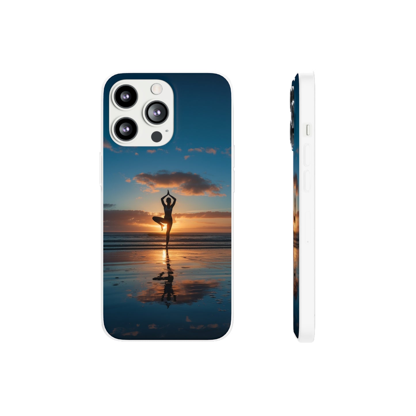 Yoga on the beach Phone Case | iPhone / Samsung