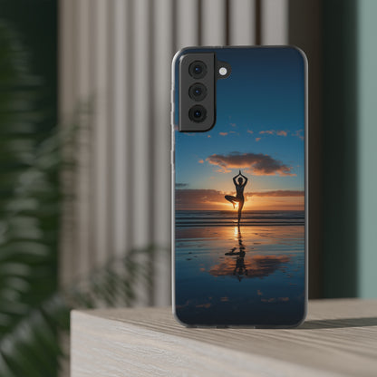 Yoga on the beach Phone Case | iPhone / Samsung