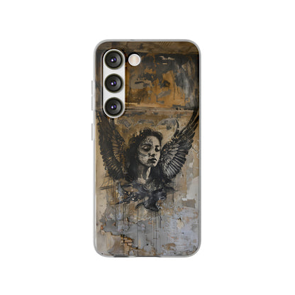 Vhils inspired Gothic Woman Phone Case