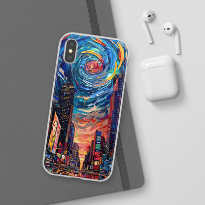 Van Gogh inspired City scene | iPhone/Samsung | Slimline Phone Case