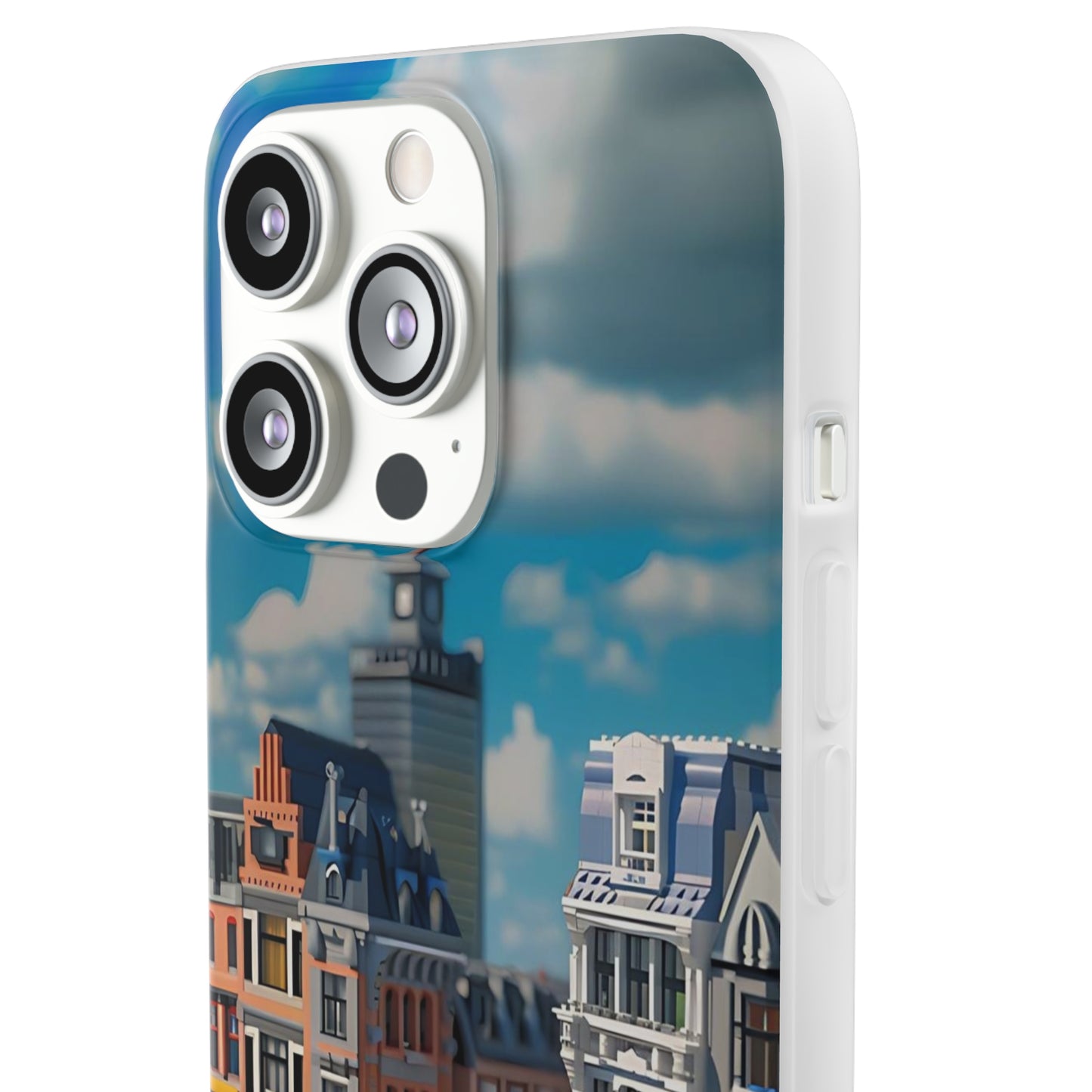 Lego style street scene protective phone case