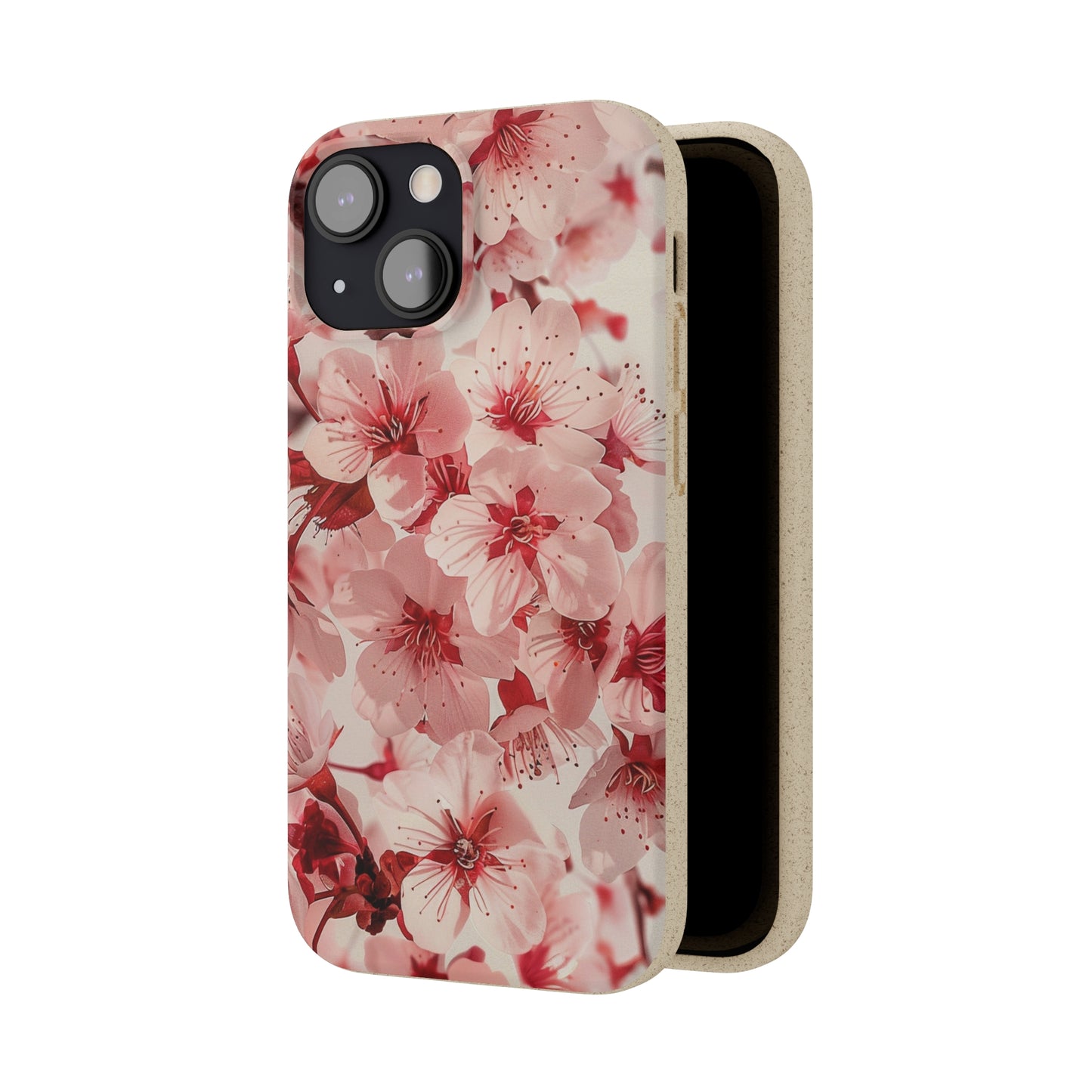 Pink Flowers Biodegradable Phone Case | iPhone / Samsung