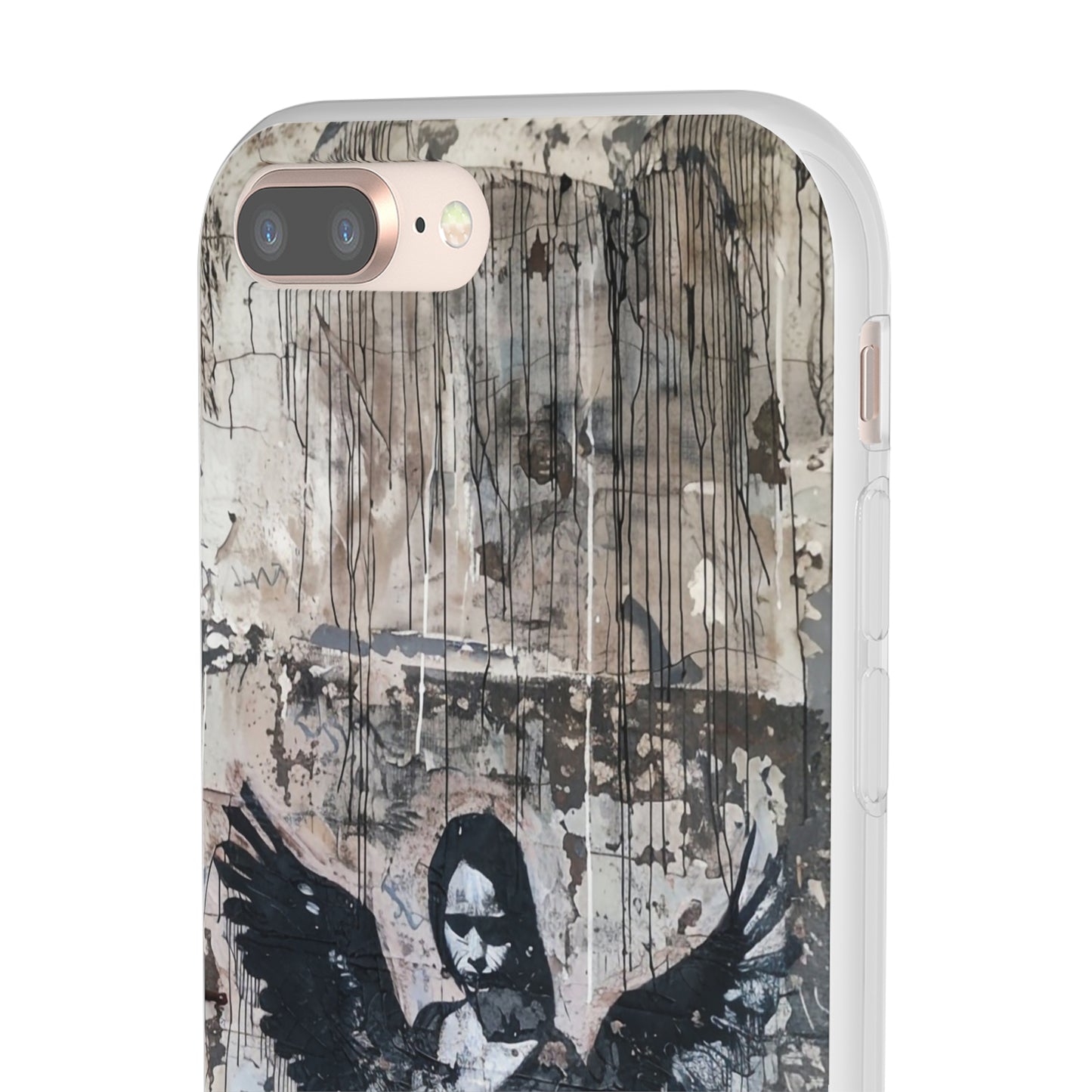 Vhils inspired Gothic Dark Angel Phone Case