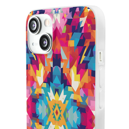 Maya Hayuk  inspired bold, colourful  pattern Phone Case