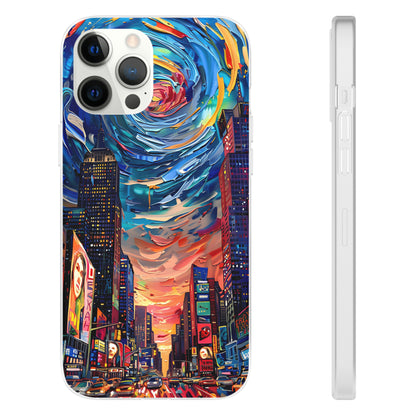 Van Gogh inspired City scene | iPhone/Samsung | Slimline Phone Case