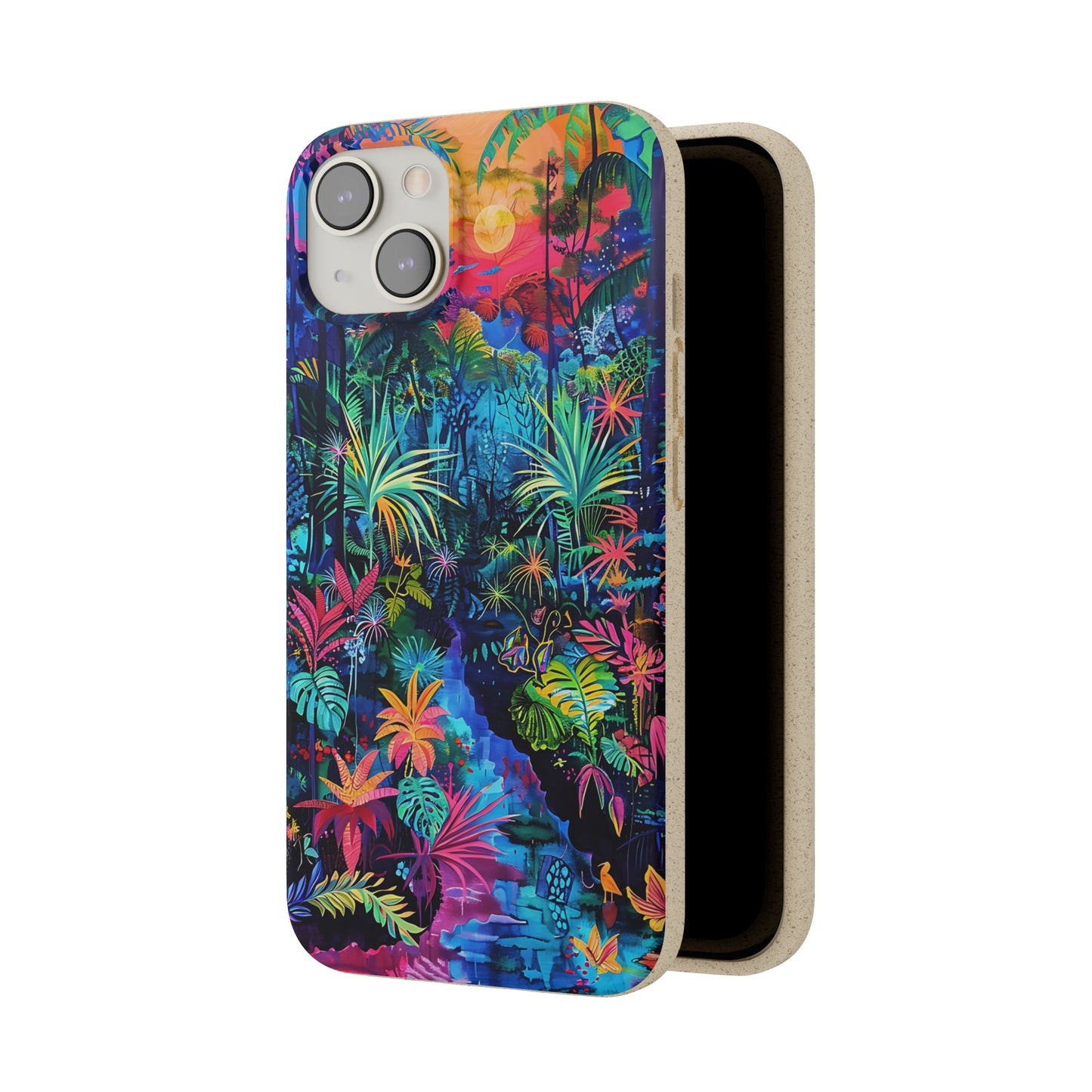 Colourful Rain Forest Biodegradable Phone Case | iPhone / Samsung