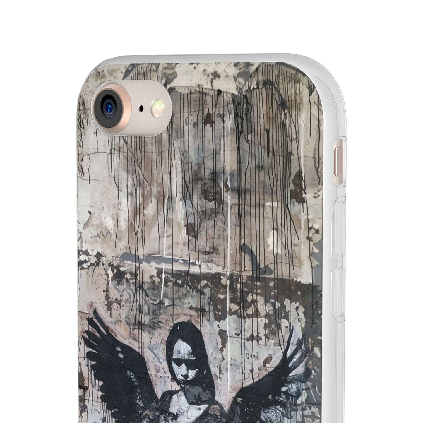 Vhils inspired Gothic Dark Angel Phone Case