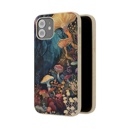 Mushroom Forest Biodegradable Phone Case | iPhone / Samsung