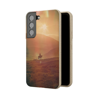 Horse rider cinematic Biodegradable Phone Case | iPhone / Samsung