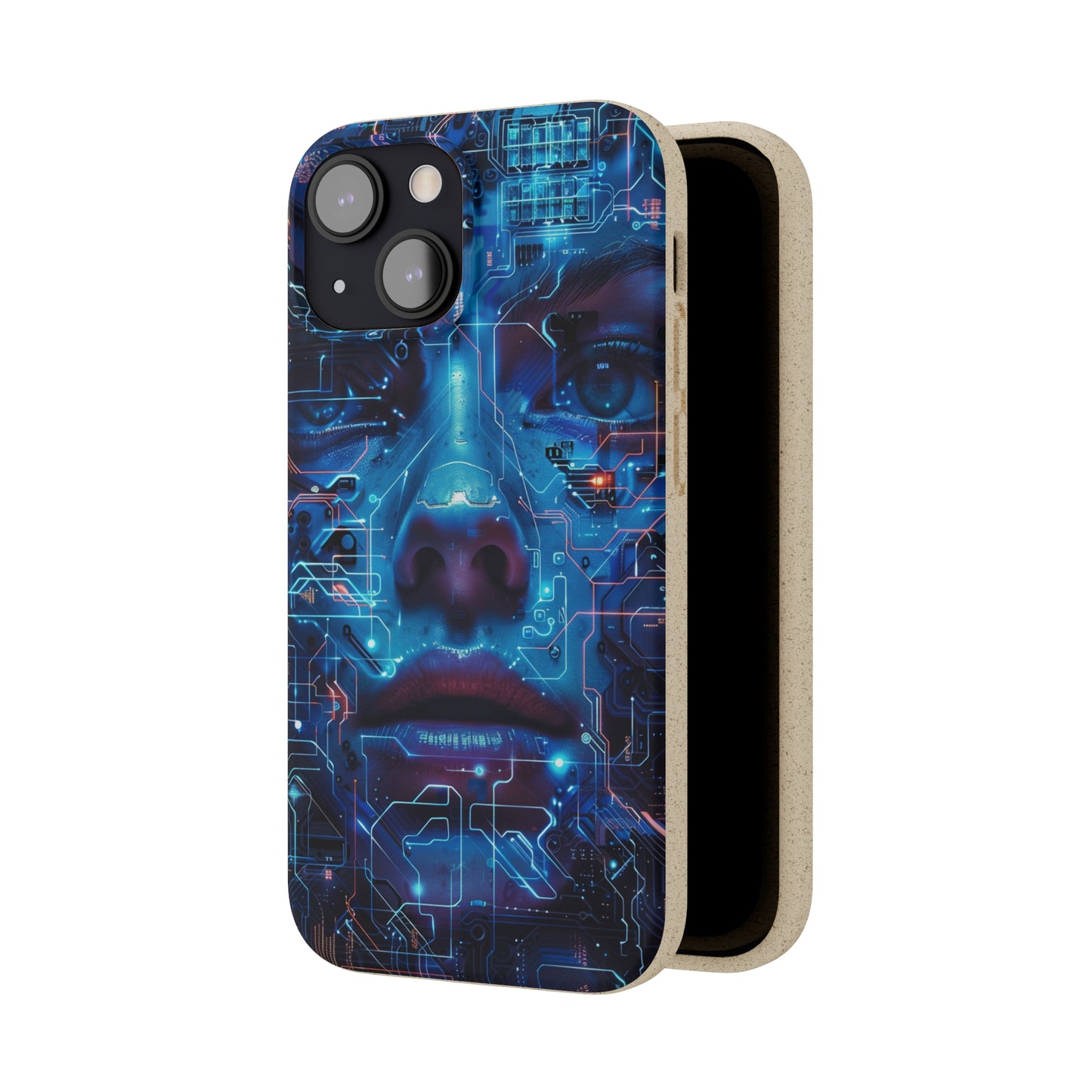 Cyberpunk woman Biodegradable Phone Case | iPhone / Samsung