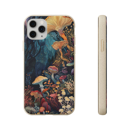 Mushroom Forest Biodegradable Phone Case | iPhone / Samsung