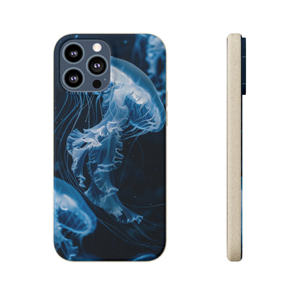 Deep Ocean Jellyfish Biodegradable Phone Case | iPhone / Samsung