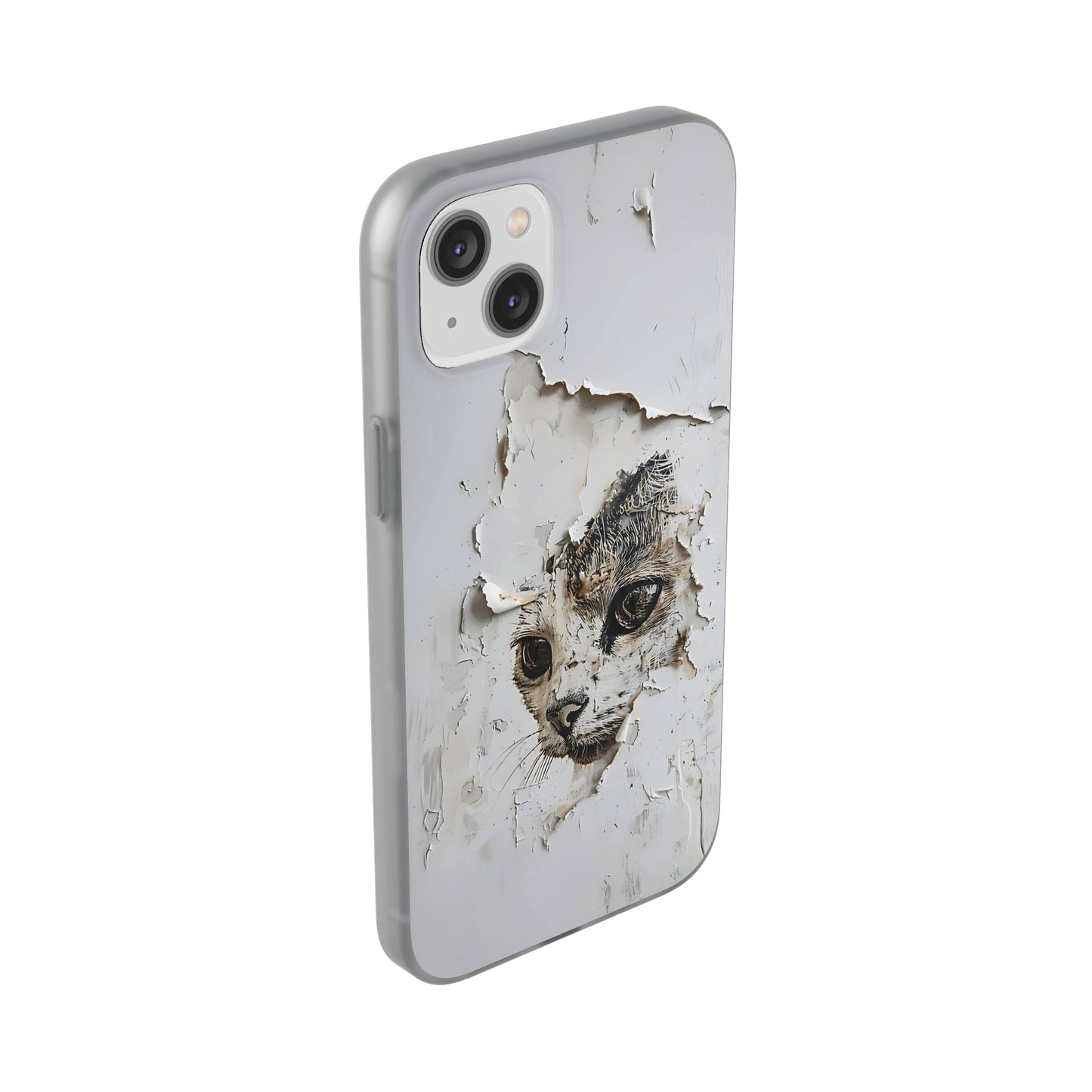 Vhils inspired Cat Phone Case | iPhone / Samsung