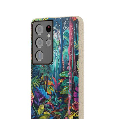 Colourful Rain Forest Biodegradable Phone Case | iPhone / Samsung