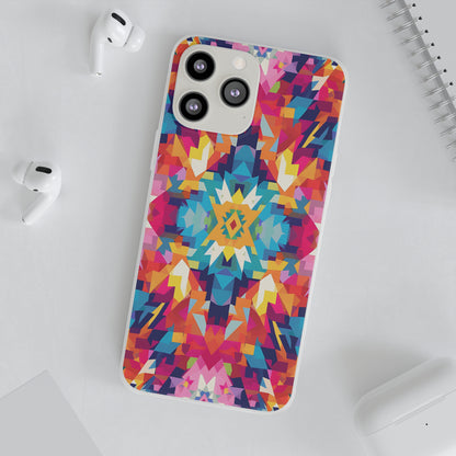 Maya Hayuk  inspired bold, colourful  pattern Phone Case