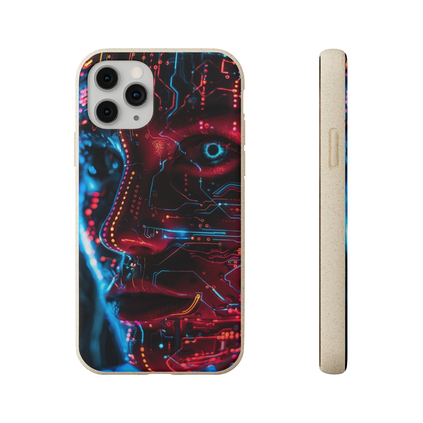 Cyberpunk woman Biodegradable Phone Case | iPhone / Samsung