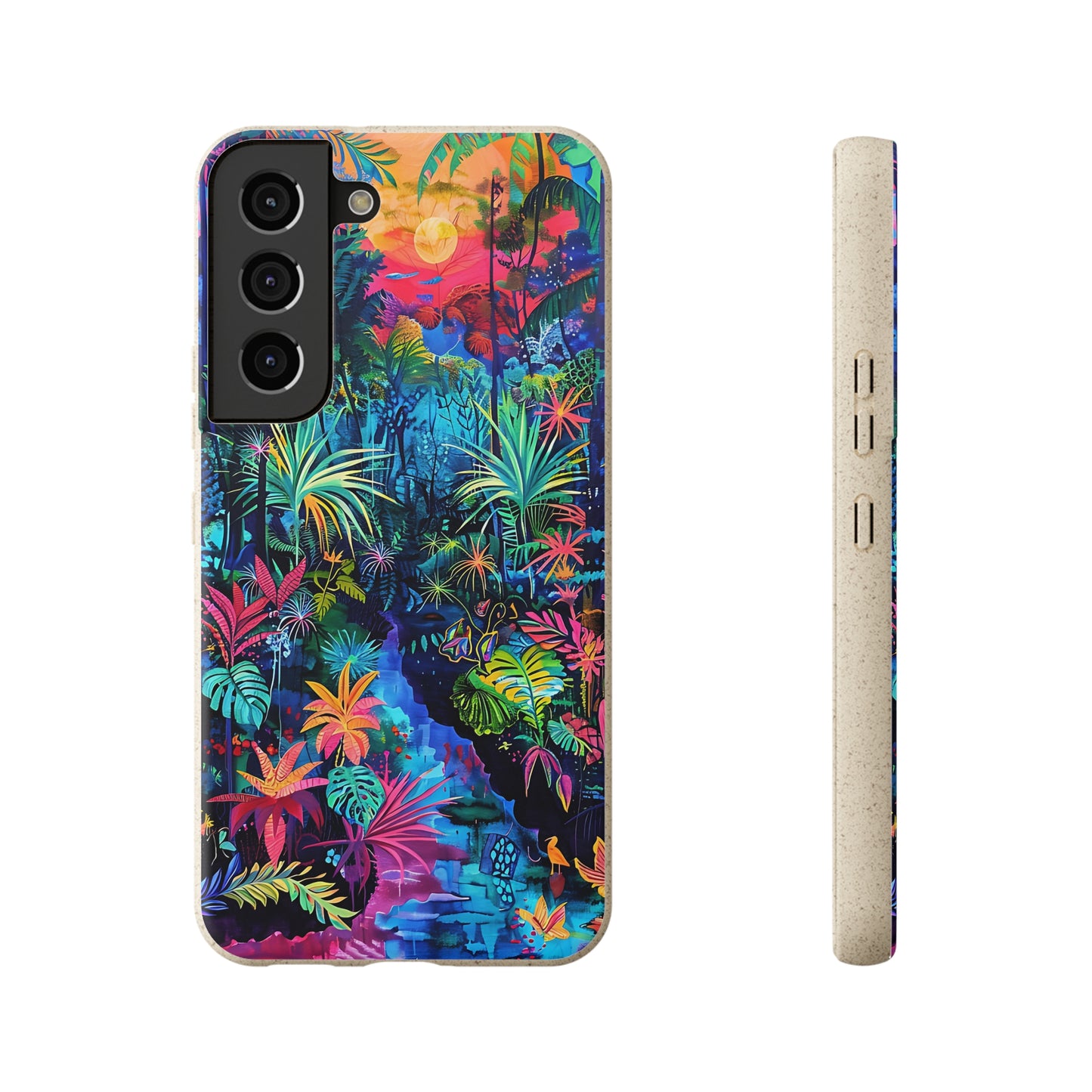 Colourful Rain Forest Biodegradable Phone Case | iPhone / Samsung