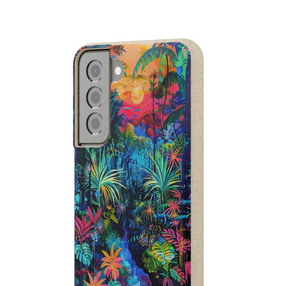 Colourful Rain Forest Biodegradable Phone Case | iPhone / Samsung