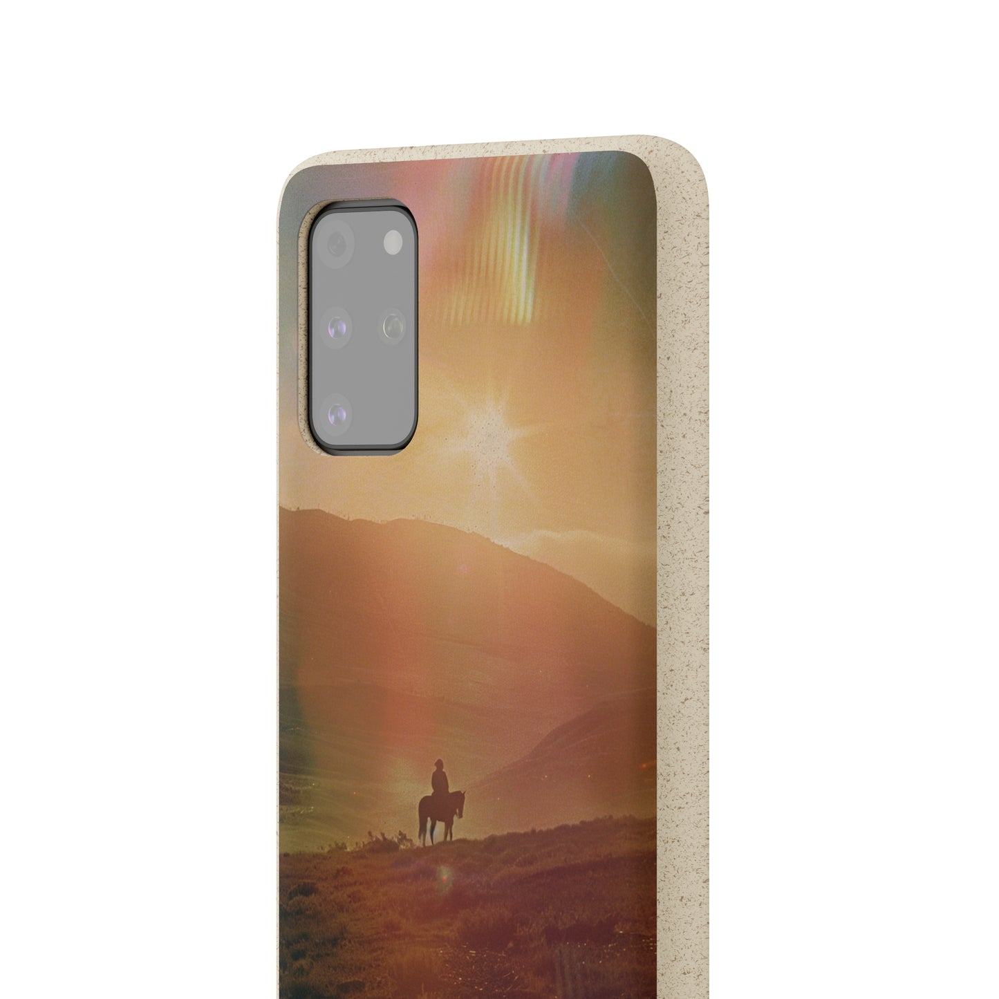 Horse rider cinematic Biodegradable Phone Case | iPhone / Samsung