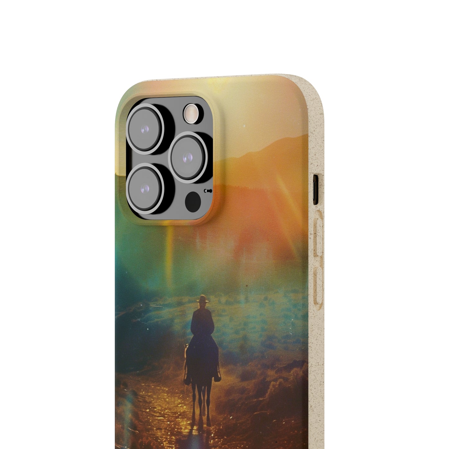 Horse rider cinematic Biodegradable Phone Case | iPhone / Samsung