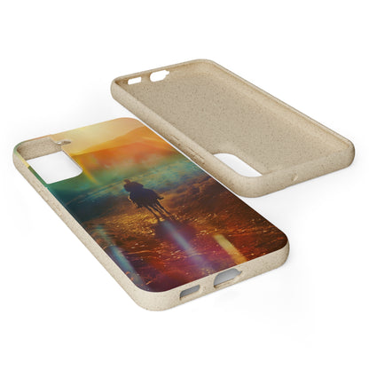 Horse rider cinematic Biodegradable Phone Case | iPhone / Samsung