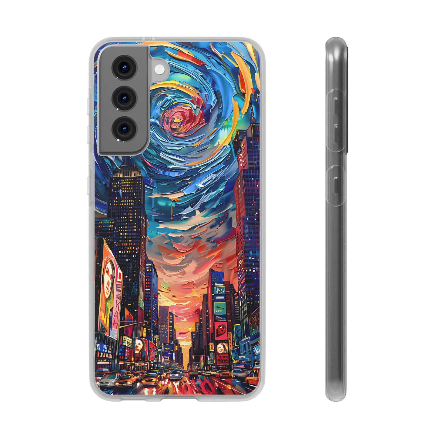 Van Gogh inspired City scene | iPhone/Samsung | Slimline Phone Case