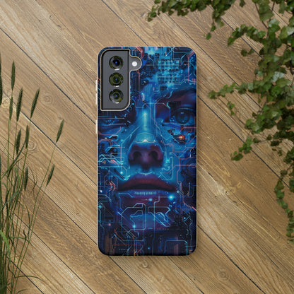 Cyberpunk woman Biodegradable Phone Case | iPhone / Samsung