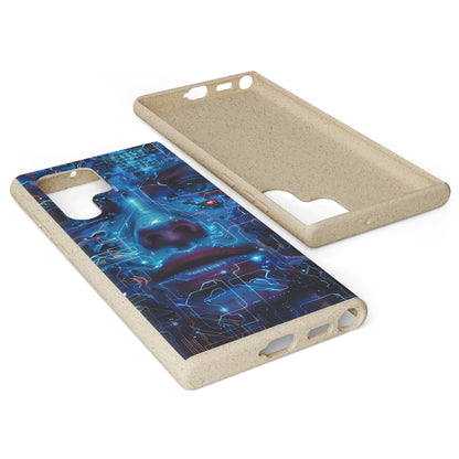 Cyberpunk woman Biodegradable Phone Case | iPhone / Samsung