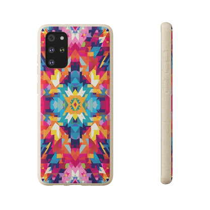 Bold, colourful pattern Biodegradable Phone Case | iPhone / Samsung